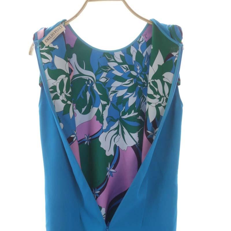 エミリオプッチ EMILIO PUCCI ワンピース ノースリーブ ミニ