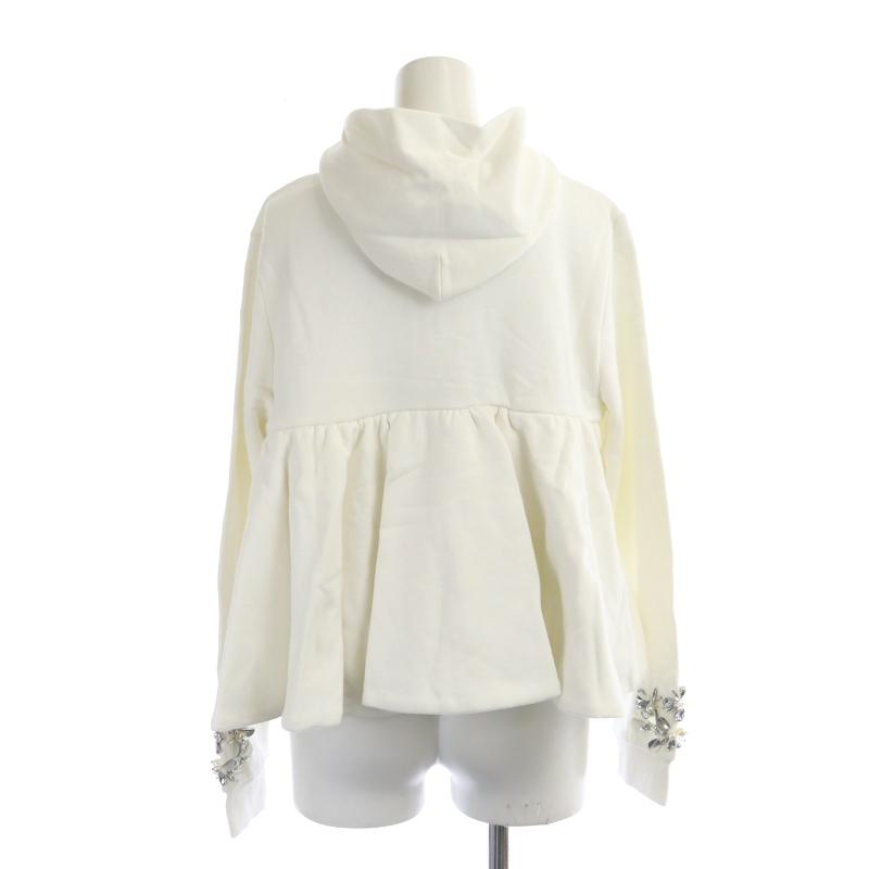 Chesty - チェスティ ビジュージップアップパーカー スウェット 長袖 フード チェスティ Chesty ビジュージップアップパーカー スウェット