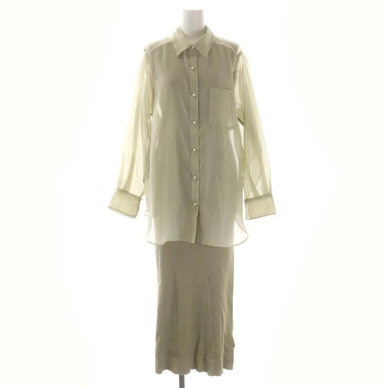 アプワイザーリッシェ 22SS シャツSET マーメイドワンピース 2点セット  