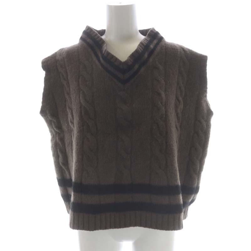 オールドダービーニットウェア Oldderby Knitwear ウール Vネック 