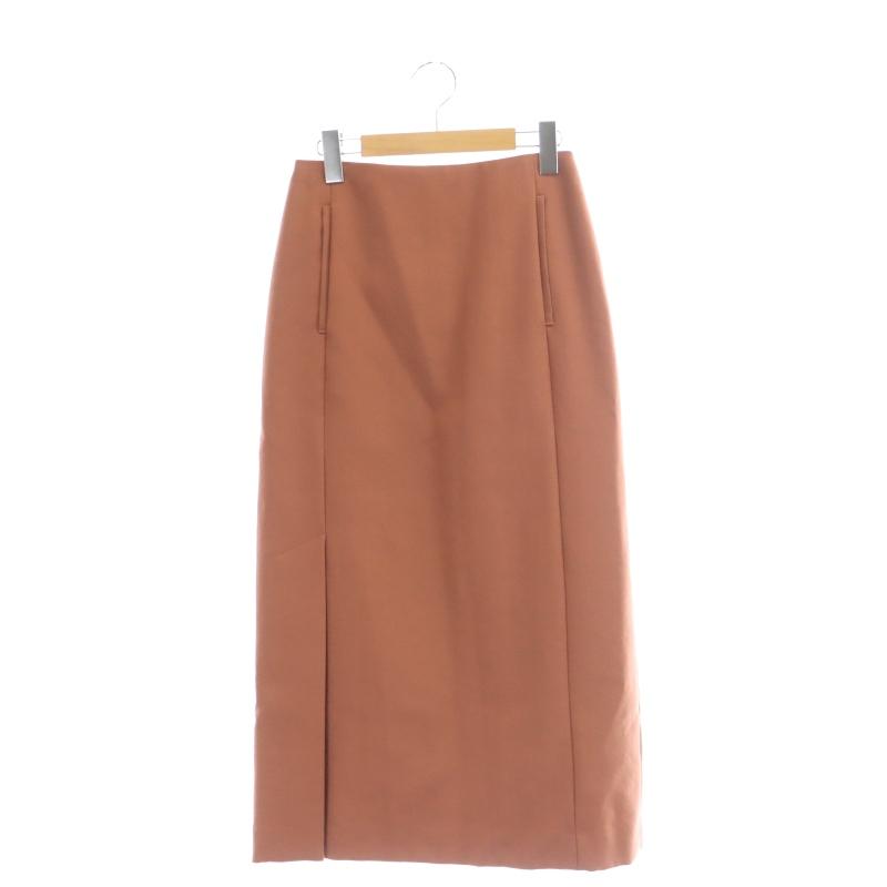 未使用品 フランネル Phlannel 22AW New Zealand Wool Long Skirt PINK 