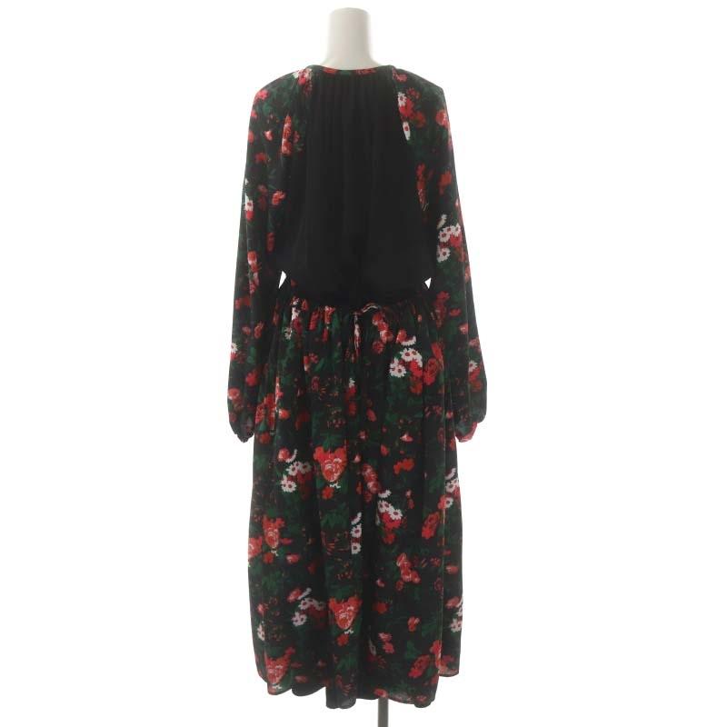 未使用品 アンスクリア INSCRIRE イエナ取扱 ROSE DRESS ローズドレス 