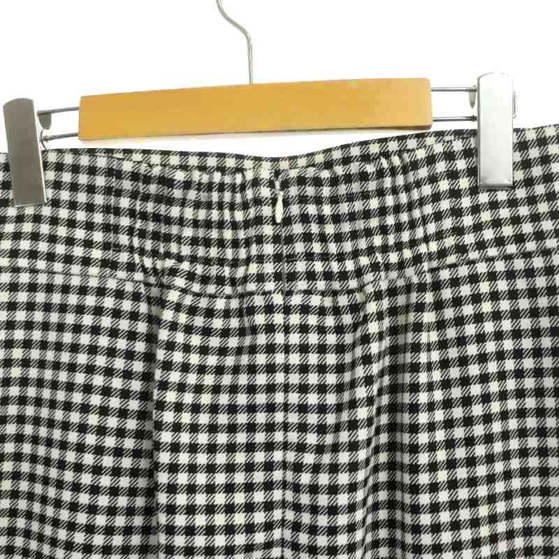 ティアラ Tiara ギンガムマーメイドスカート ロング チェック 3 黒 白  