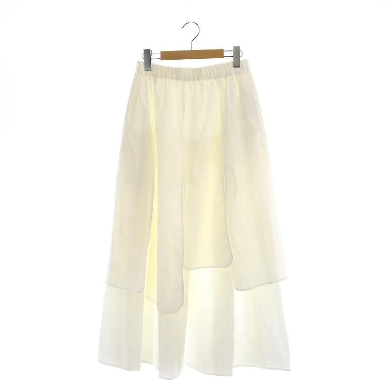 ナゴンスタンス nagonstans 23AW tiered skirt フレアスカート ロング  