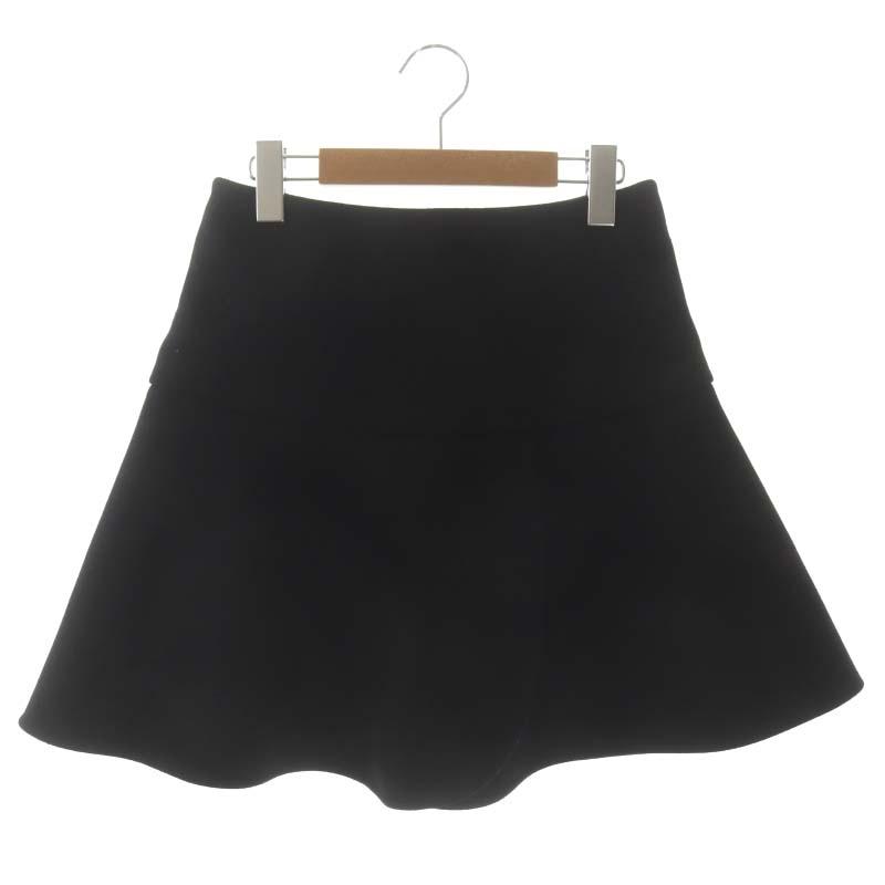 RED VALENTINO レッドヴァレンティノフレアスカートブラック