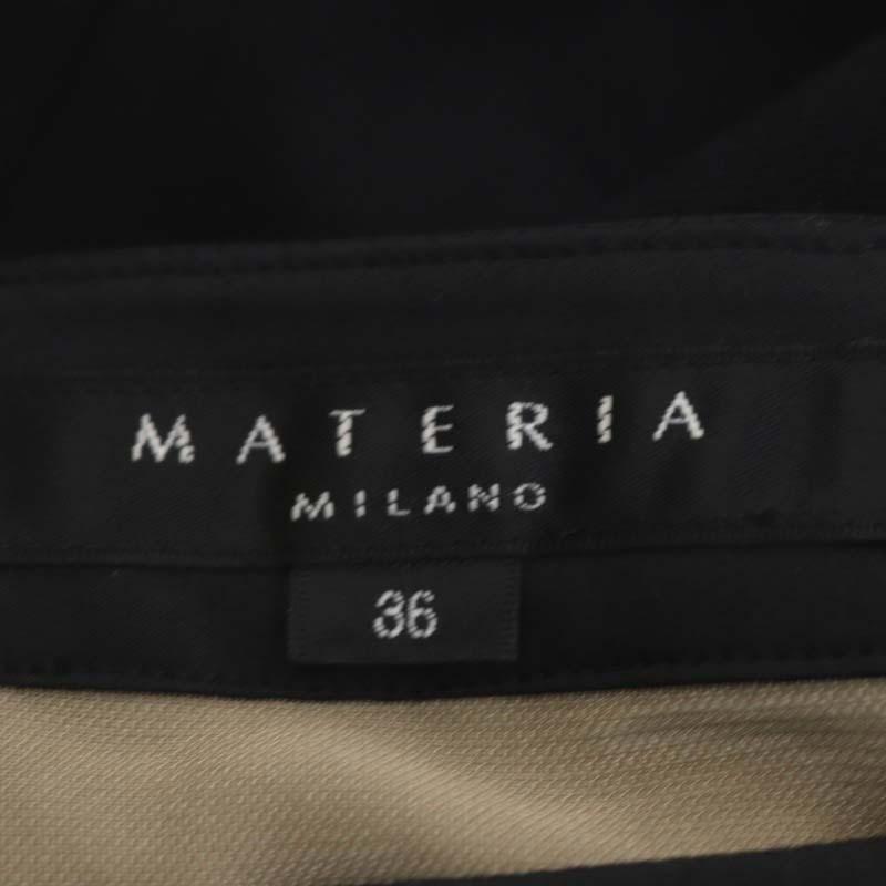 マテリア MATERIA ワンピース ひざ丈 半袖 レース 切替 36 黒 ブラック /MF ■OS レディース｜vectorpremium｜03