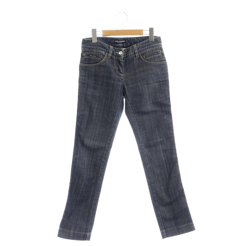 DOLCE & GABBANA デニムパンツ スキニー ドルチェ&ガッバーナ-DOLCE&GABBANA-スキニーデニムパンツ サイズS