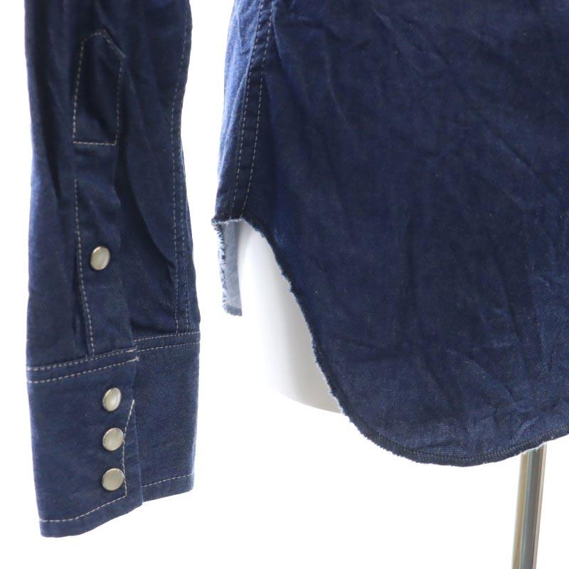 MADISONBLUE マディソンブルー シャツ 長袖 00 水色 デニム