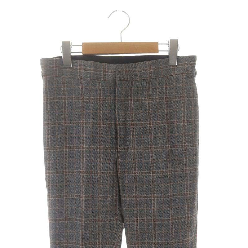 トーガ プルラ TOGA PULLA Wool check vent pants グレンチェック 