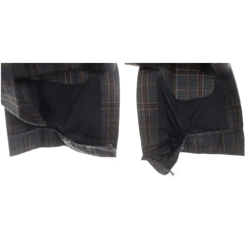 トーガ プルラ TOGA PULLA Wool check vent pants グレンチェック 