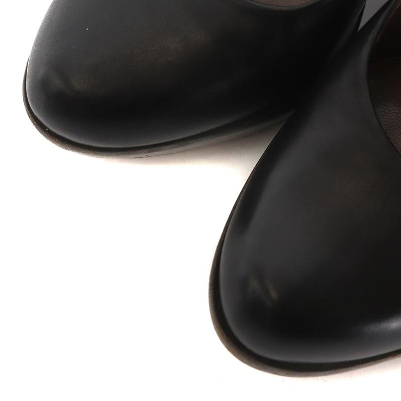 MARNI マルニ パンプス レザー ウエッジソール ハイヒール 切替 21.5cm  