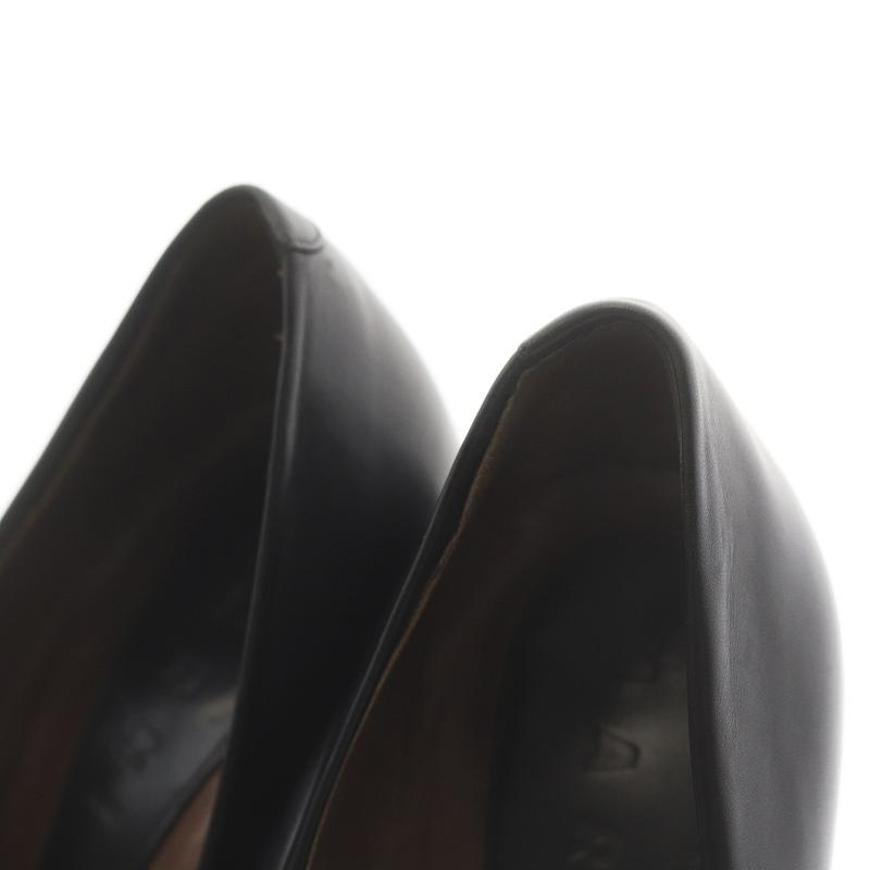MARNI マルニ パンプス レザー ウエッジソール ハイヒール 切替 21.5cm  