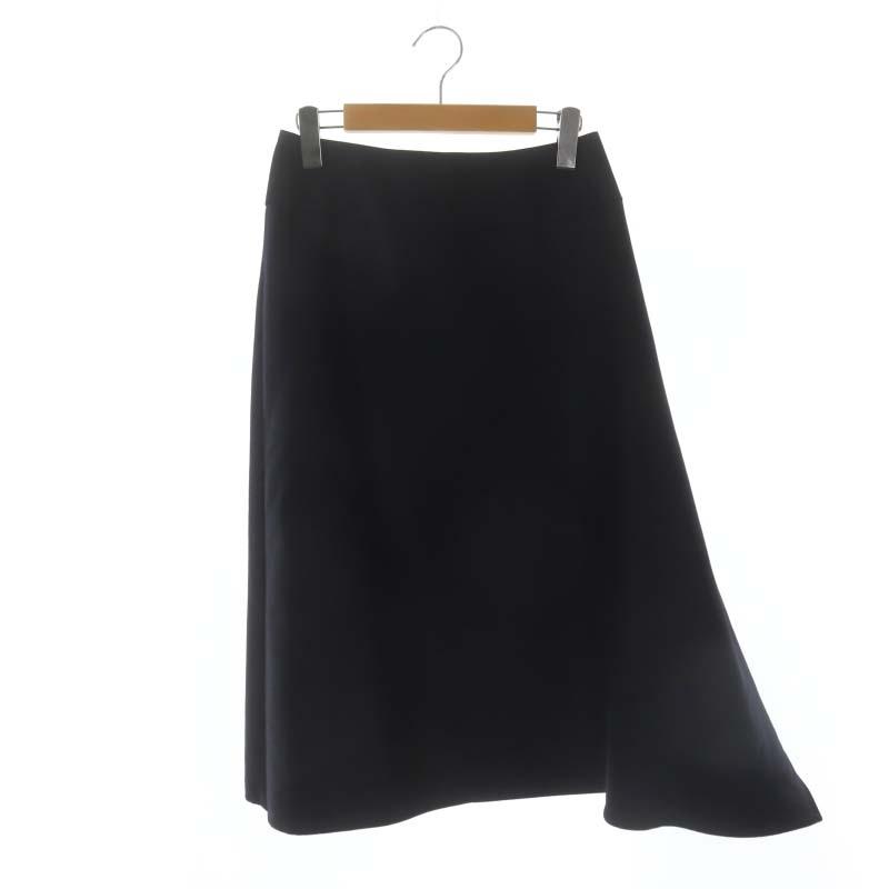 アナイ ANAYI 21SS ロングフレアスカート ミモレ丈 バックファスナー