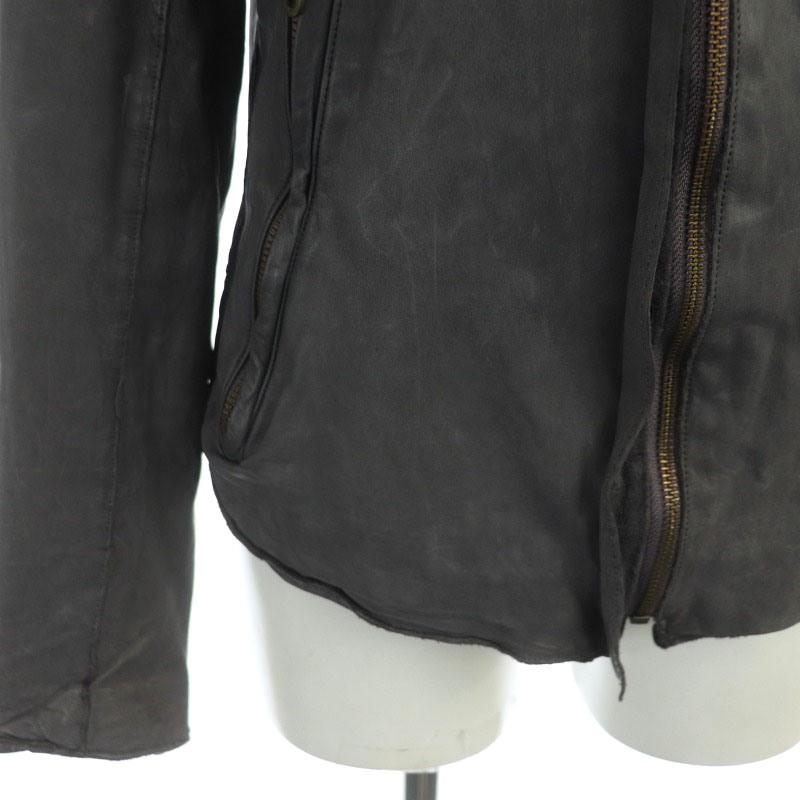 シシ sisii レザー シングルライダースジャケット アウター 長袖