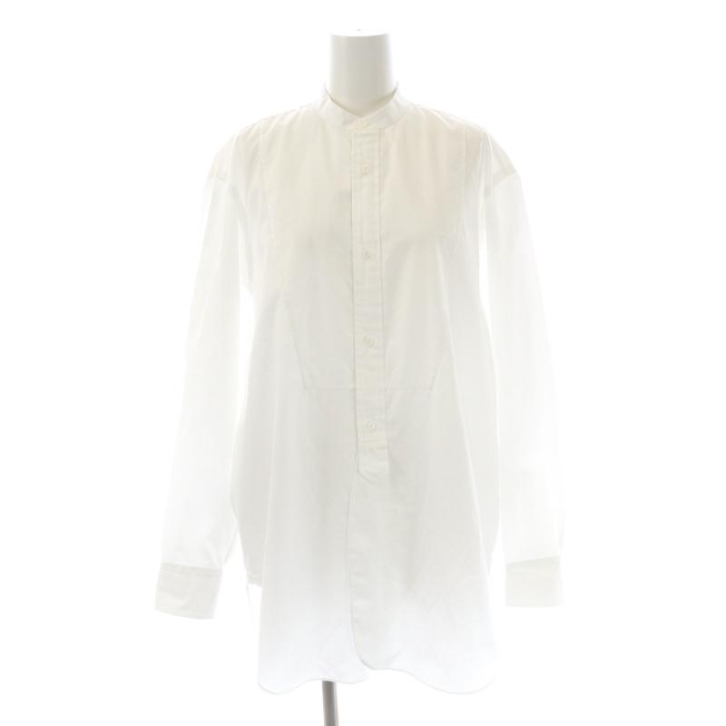 美品BLAMINKブラミンクラウンドカラーノースリーブブラウスdrawer BLAMINK(ブラミンク)｜ラウンドカラーノースリーブブラウス