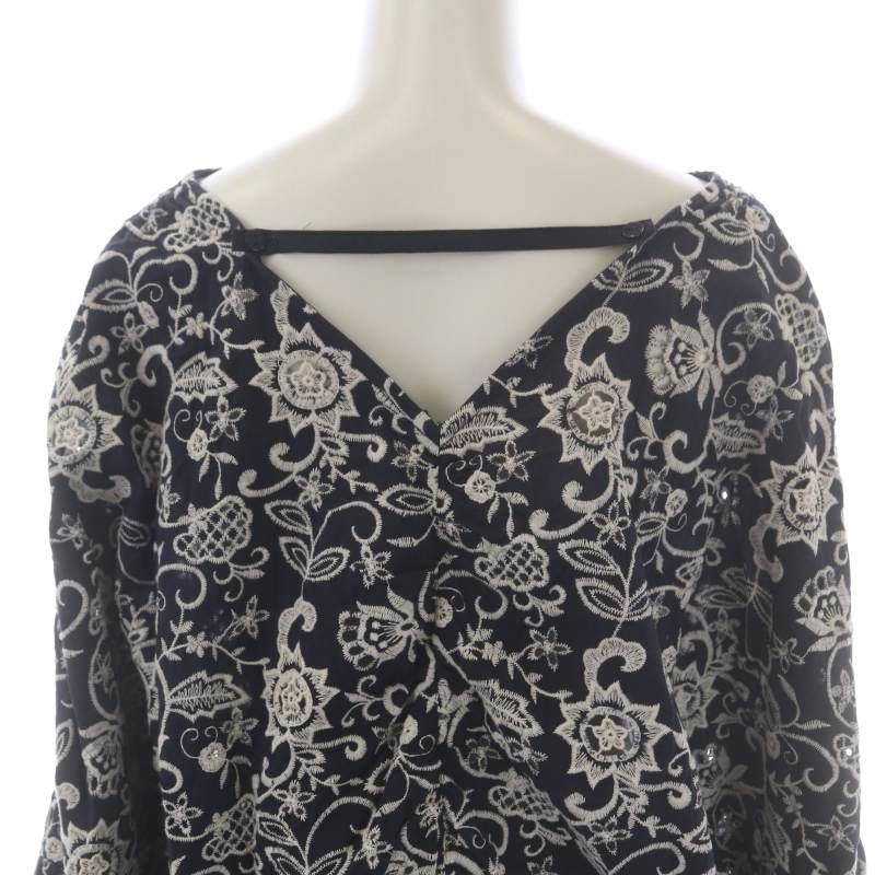 アメリヴィンテージ 21SS souffle round blouse ブラウス プルオーバー 
