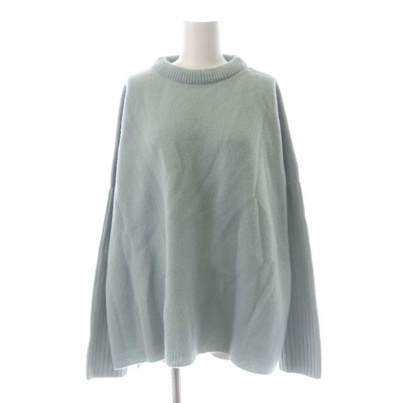 未使用品 イエナ IENA 23AW ウールカシミヤ脇スリットクルー 