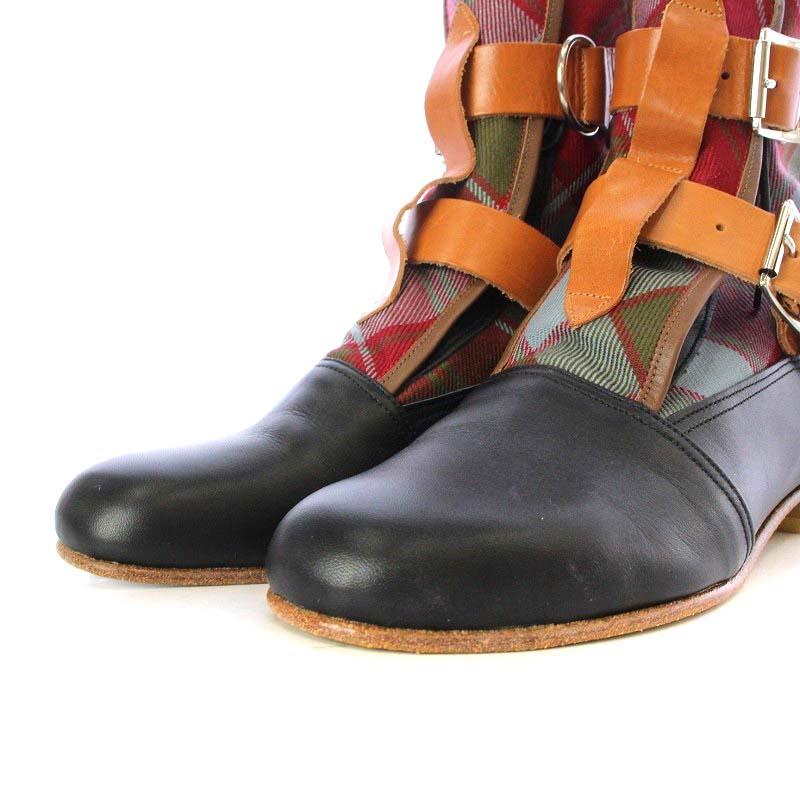 ヴィヴィアンウエストウッド サイドゴア エナメルブーツ 小さい