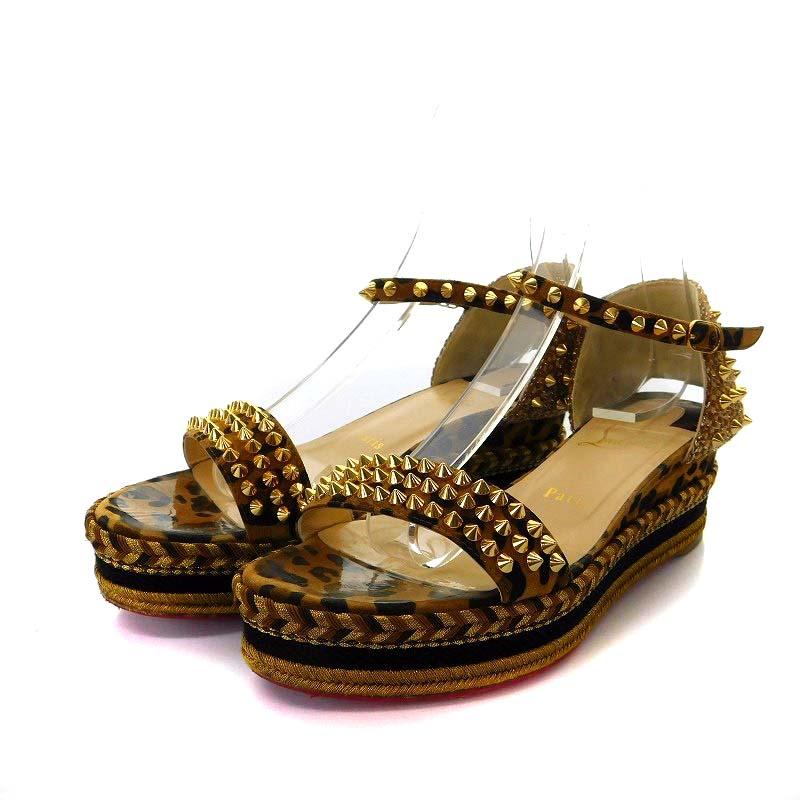 クリスチャンルブタン Christian louboutin サンダル ウエッジソール  