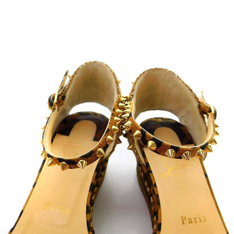 クリスチャンルブタン Christian louboutin サンダル ウエッジソール  