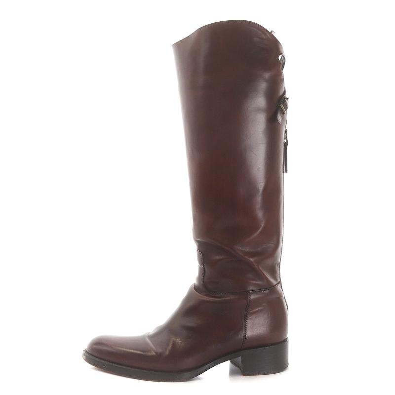 サルトル SARTORE ジョッキーブーツ ロング レザー ベルト チャンキー  