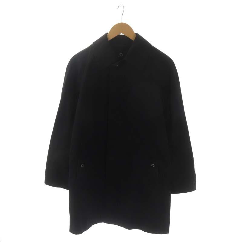 MACKINTOSH マッキントッシュゴム引きコート黒ファーライナー付L