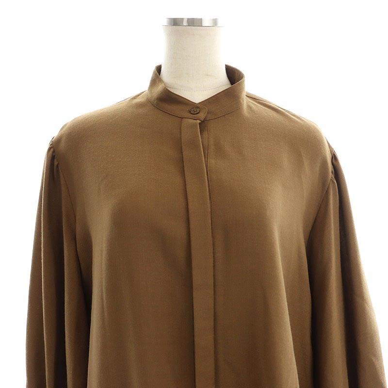 ユナイテッドアローズ UNITED ARROWS P/W ギャザー シャツワンピース 