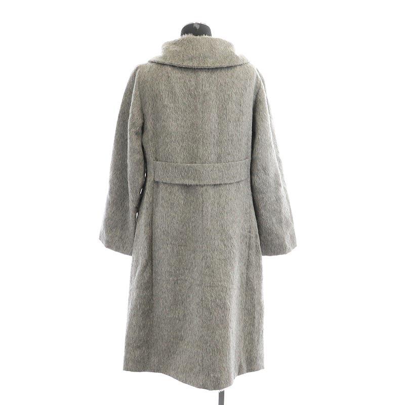 マックスマーラ MAX MARA 白タグ アルパカシャギー ロングコート 