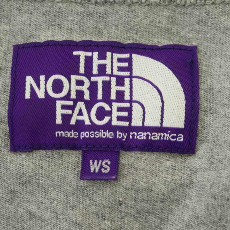 ノースフェイス パープルレーベル THE NORTH FACE PURPLE LABEL NT3305N 7ozロング Tシャツ カットソー 長袖 コットン混 WS グレー｜vectorpremium｜03