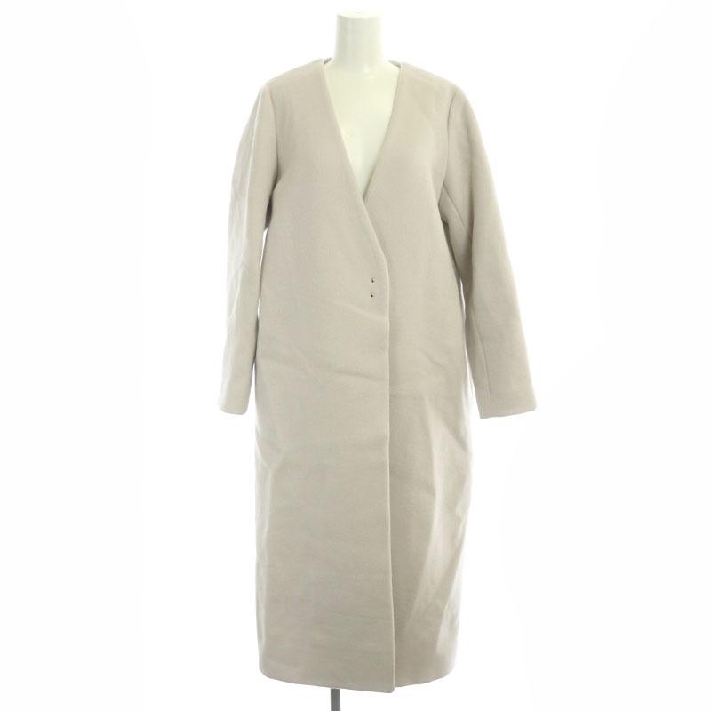 ラグナムーン LagunaMoon ペスカラム ロングコート ノーカラー  