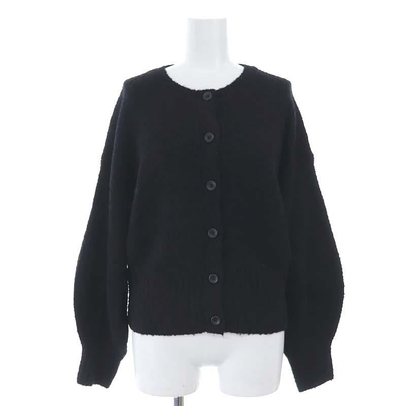 ハッシュニュアンス #Newans ボリュームスリーブニットカーディガン  