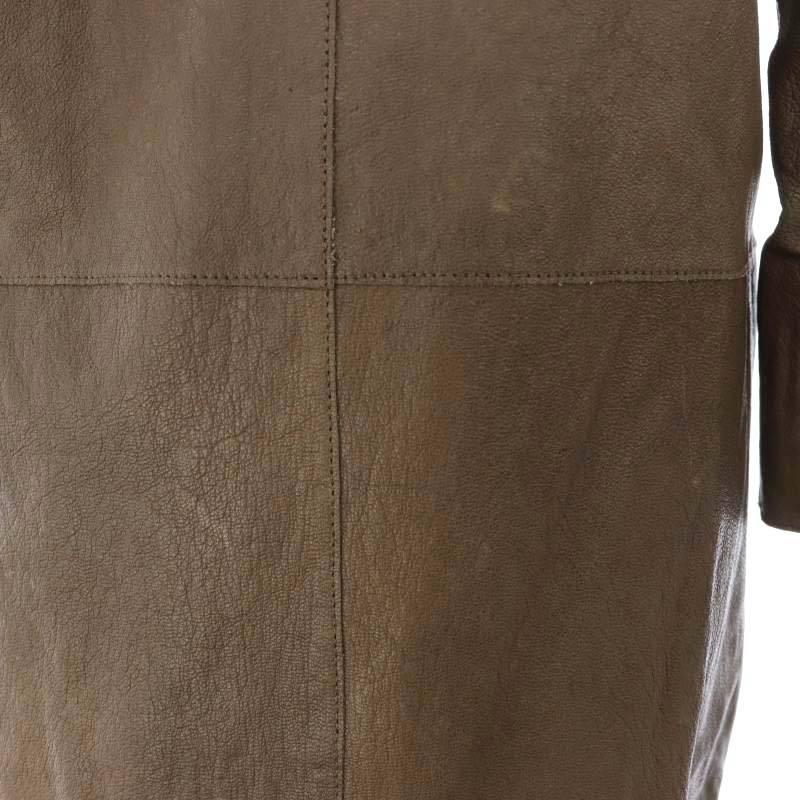 ダーマコレクション dama collection ラムレザー コート ステンカラー