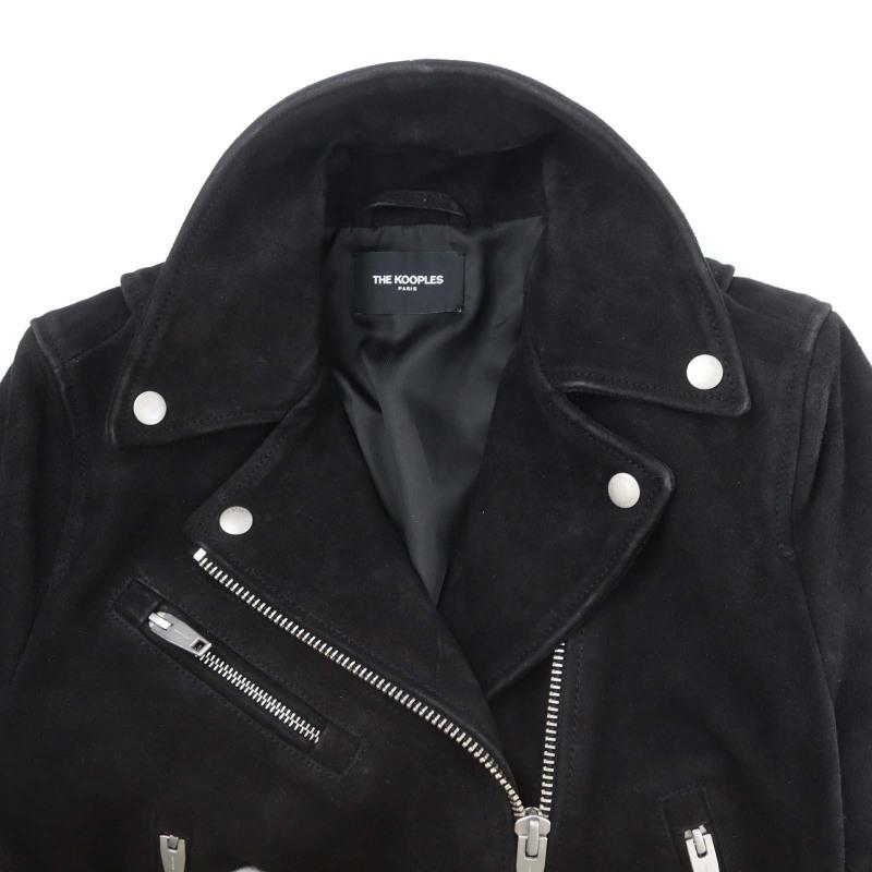 ザクープルズ The Kooples ラムレザーダブルライダース ザクープルズ The Kooples ラムレザーダブルライダース