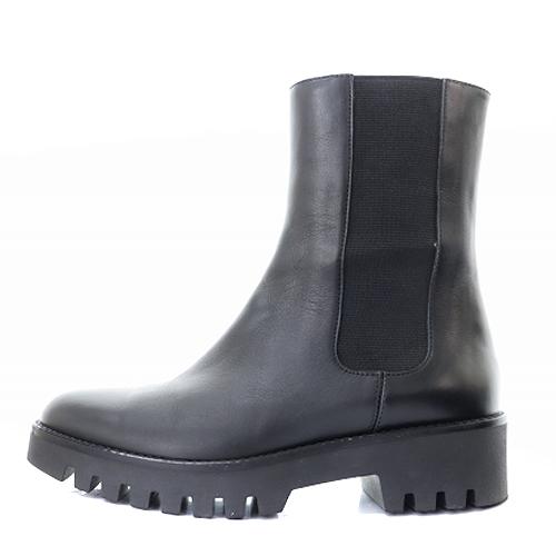 セオリー theory 22AW Gloss Calf Chelsea Bootie サイドゴア ショート 