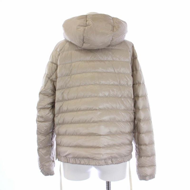 未使用品 モンクレール MONCLER 22SS ESQUIBIEN リバーシブル ダウンジャケット アウター ジップアップ 00 XXS アイボリー ベージュ｜vectorpremium｜03