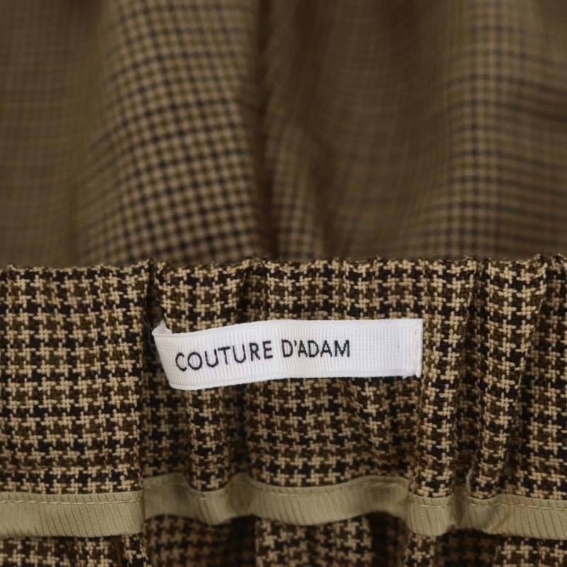 クチュールドアダム 22SS GUNCLUB CHECK SLIT PANTS アパルトモン  