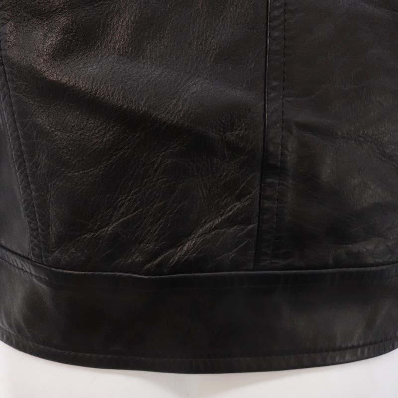 ルルオンザブリッジ LULU on the BRIDGE 襟ボアダブルライダース