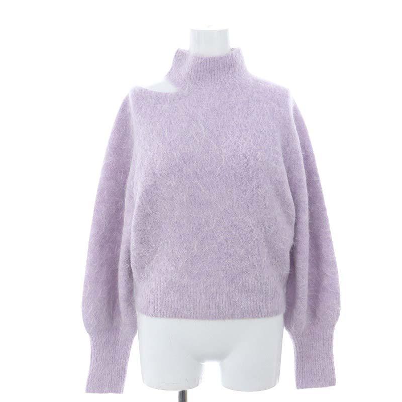 セルフォード CELFORD 23AW ファーライクワンショルニット セーター 