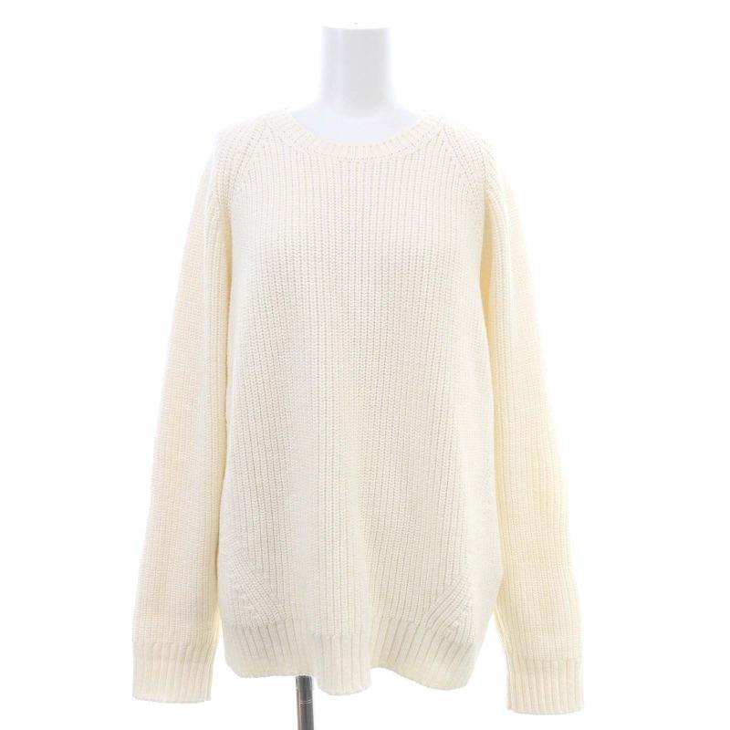 エブール ebure 23SS コットンカシミアローゲージ クルーネックニット 