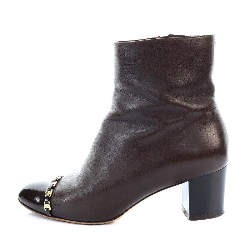 サルヴァトーレフェラガモ Salvatore Ferragamo NAO C ショートブーツ 