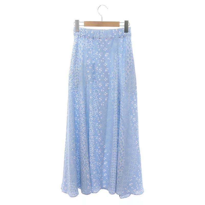 ロンハーマン Ron Herman 小花柄 ロングスカート ミモレ丈 フロント  