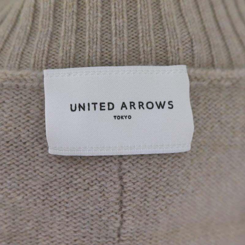 ユナイテッドアローズ UNITED ARROWS UWSC ワンピース ニット ロング タートルネック グレージュ /ES ■OS レディース｜vectorpremium｜03