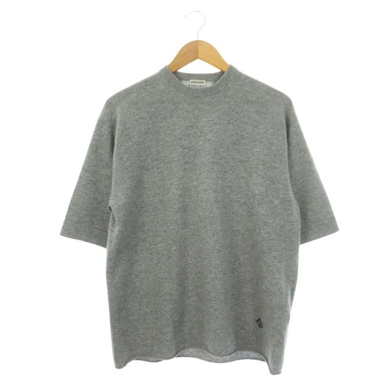アンスクリア INSCRIRE 21AW カシミヤ 半袖 ニット セーター M
