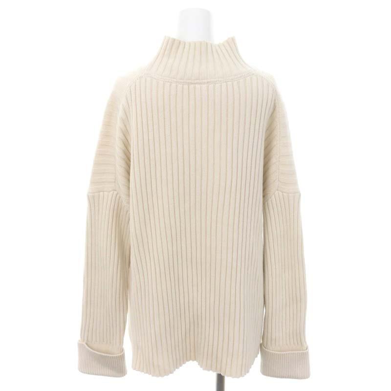 ロンハーマン Ron Herman 23AW Air Cotton Rib Turtle Neck Pullover ニット セーター 長袖 S アイボリー /MI ■OS レディース｜vectorpremium｜02