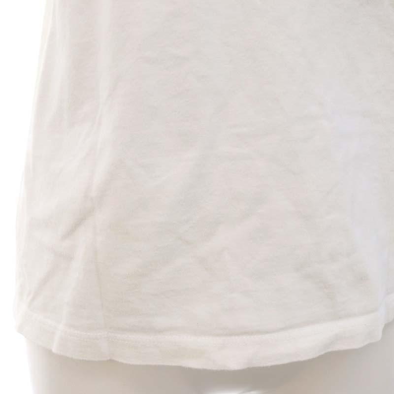 アニエスベー agnes b. ロゴプリントコンパクトクルーネックTシャツ カットソー 半袖 2 白 ホワイト /HK ■OS ■SH レディース｜vectorpremium｜07