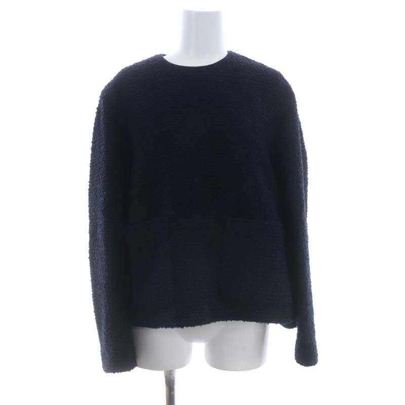 Drawer ネイビー プルオーバー スウェットドゥロワー blamink