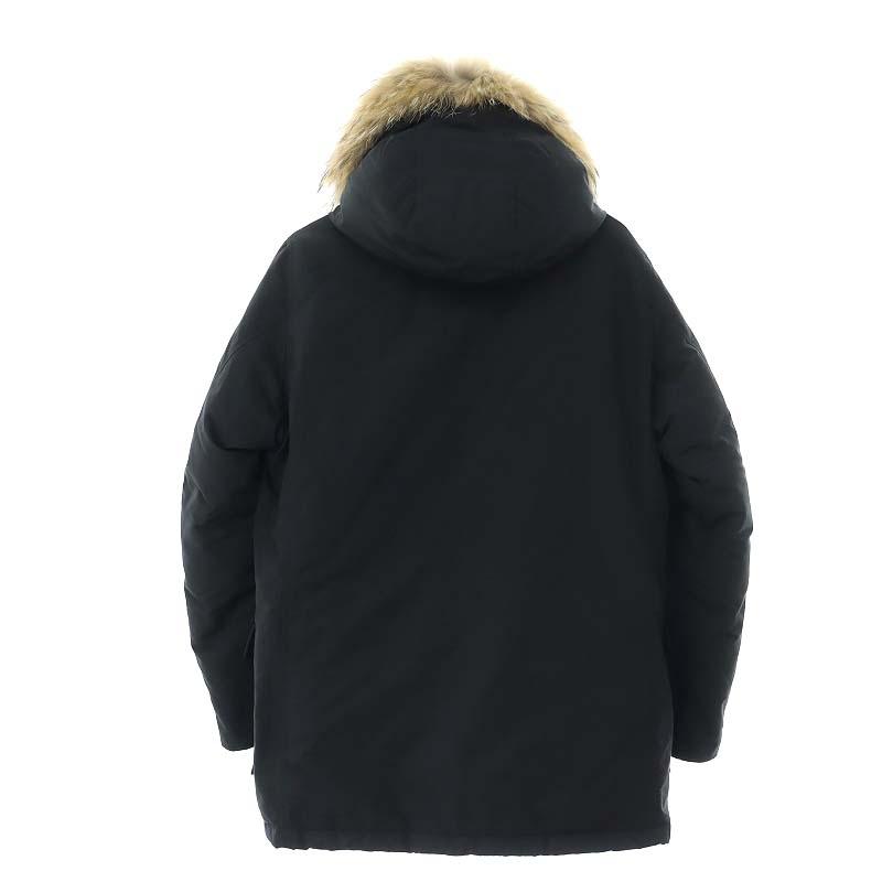最終値下げ　Woolrich ダウンジャケット S 黒 ファー付き WOOLRICH ダウンジャケット S黒 ファー付き
