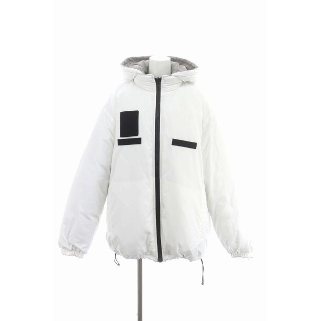 エックスガール x-girl FACE PATCH REVERSIBLE PARKA リバーシブル 