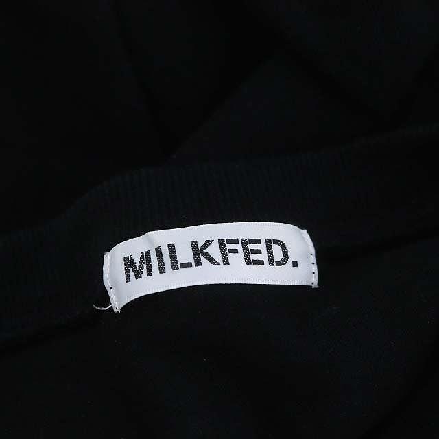 ミルクフェド MILKFED. 23SS LOGO RAGLAN L/S TOP トップス カットソー ロゴ 長袖 ONE SIZE 黒 ブラック /HK ■OS ■SH レディース｜vectorpremium｜03