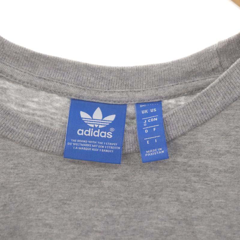 アディダスオリジナルス adidas originals California T-Shirt コットン ロゴ Tシャツ カットソー 半袖 スリーライツ 0 XL グレー｜vectorpremium｜03